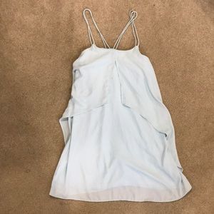 Chiffon Light Blue Dress